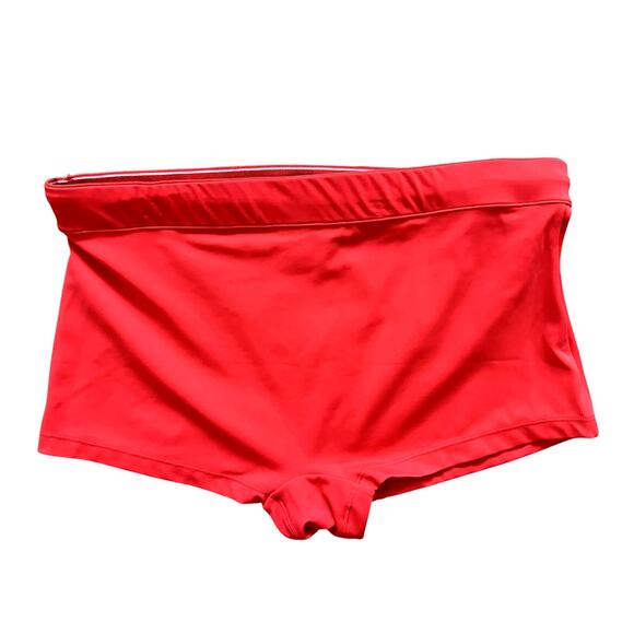 2{X}IST Men's Cabo Swim Solid Red TRUNK SIZE L SWIMWEAR 2xist Preppy Classic - Picture 2 of 3